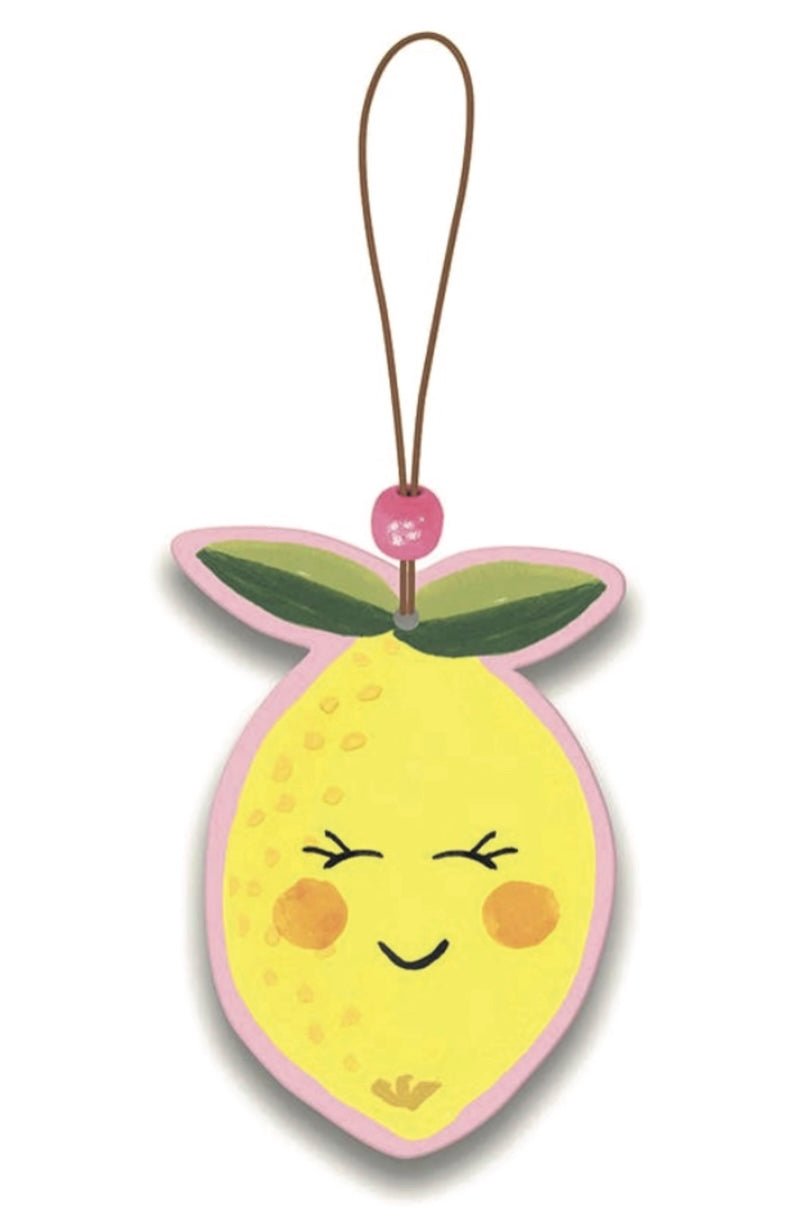 Citrus Bliss Car Air Freshener 2 - Pack | Lemon Scent by Lovelight Paper 🍋 - Foxy’s