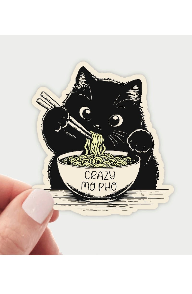 Crazy Mo Pho Sticker - Foxy’s