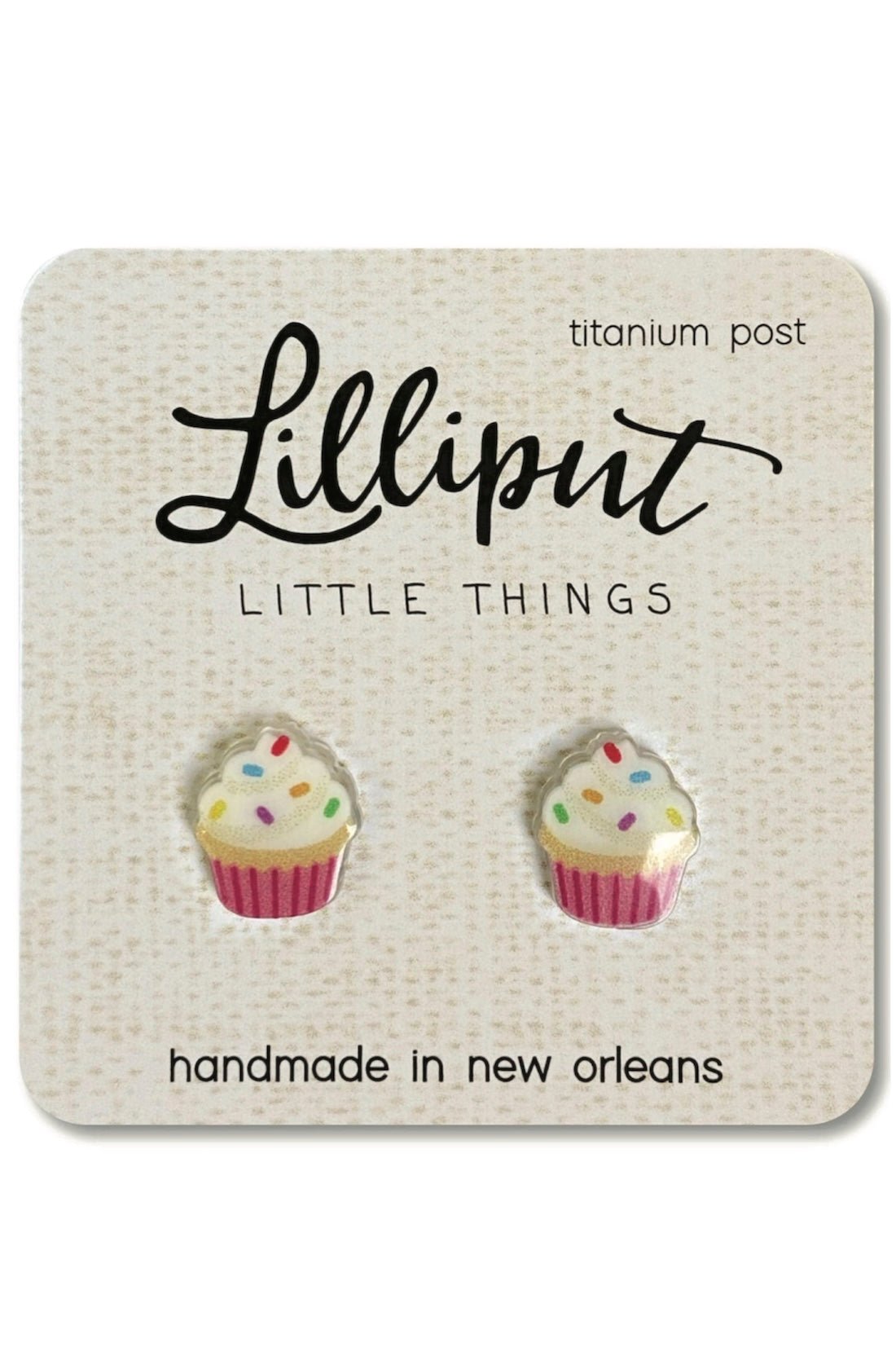 Sweet & Sparkling Birthday Cupcake Earrings | Hypoallergenic Fun Jewelry for All Celebrations! ✨ - Foxy’s