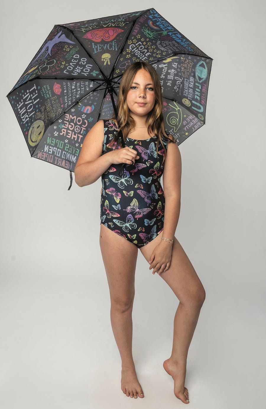 Retractable Sugarboo Umbrella with Sleeve - 22" - Foxy’s