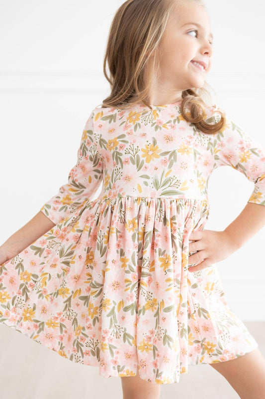 Girls Pretty Peachy Dress (Size 5/6)