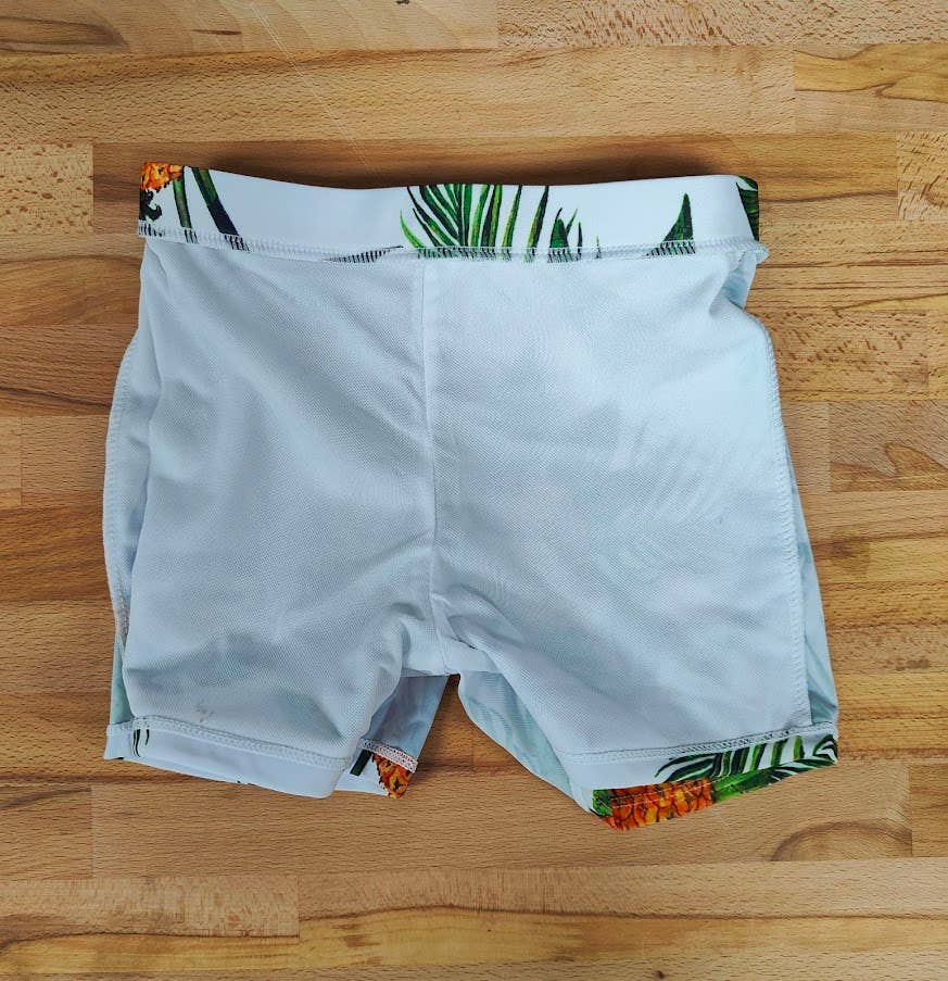 Boys Tropical Swim Trunks (Size Small)