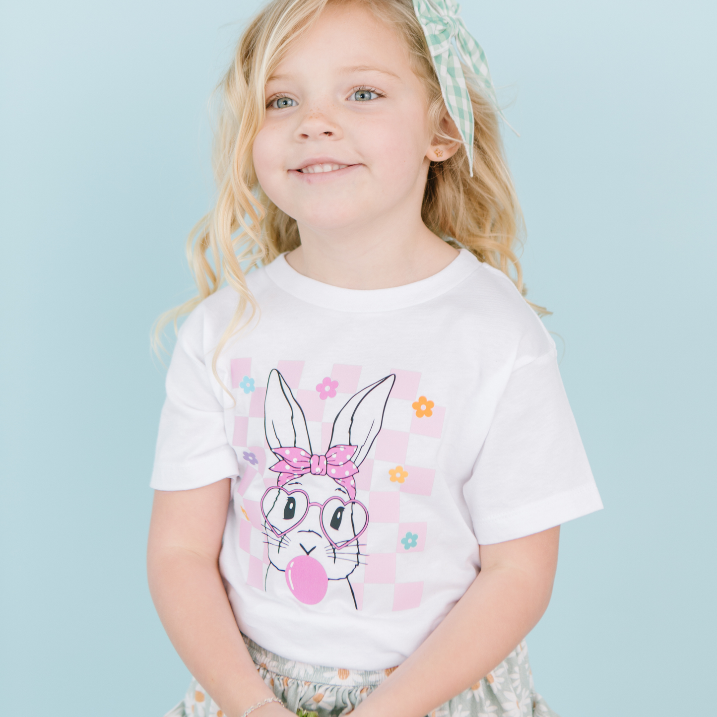 Easter Bunny Bubblegum T-Shirt (Child XS-Child Large)