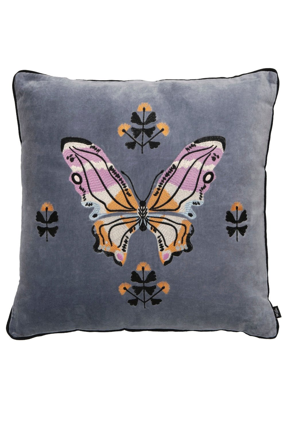 Aurora Embroidered Throw Pillow - Foxy’s