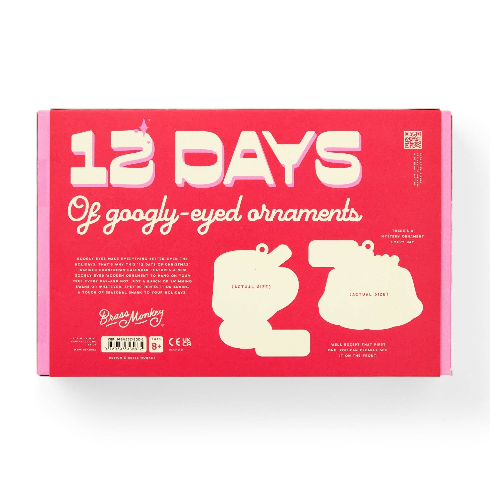 Brass Monkey Googly & Bright Holiday Advent Calendar - Foxy’s