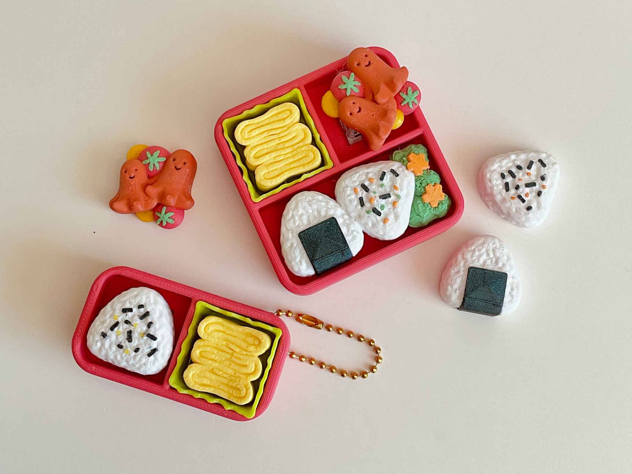 Lunchbox Clicker 3D Printed Fidget Keychain