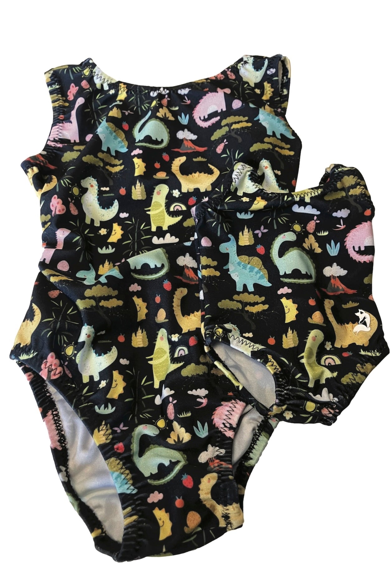 DinoMighty Toddler Leotard & Doll Set - Foxy's Gymnastics Leotard - Foxy’s