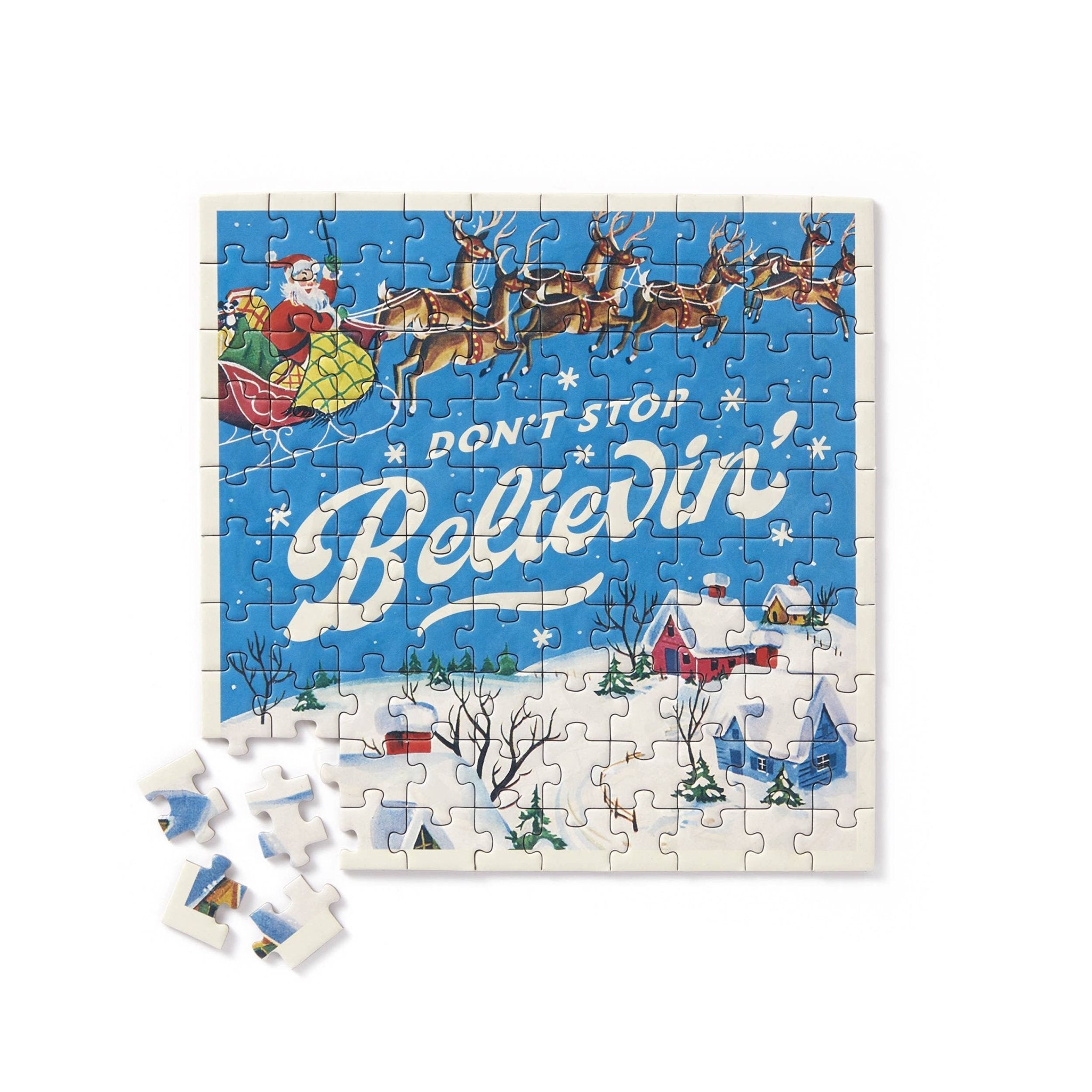 Brass Monkey Don't Stop Believin' 100 Piece Mini Puzzle - Foxy’s