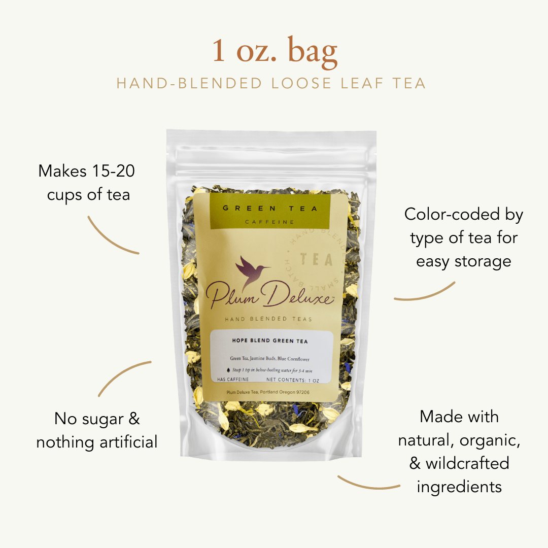 Gratitude Strawberry Earl Grey Black Loose Leaf Tea - Foxy’s