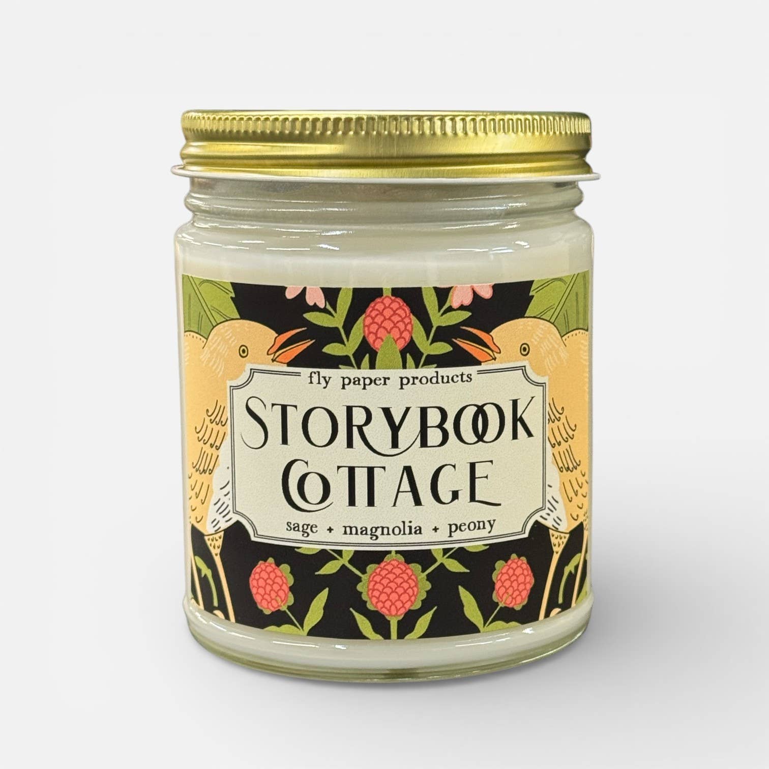 Storybook Cottage 9oz Soy Candle - Sage + Magnolia + Peony