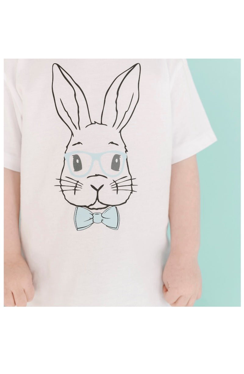 Boys' Cotton Tail Bunny Easter Shirt - Soft, Comfy & Cute! - Foxy’s