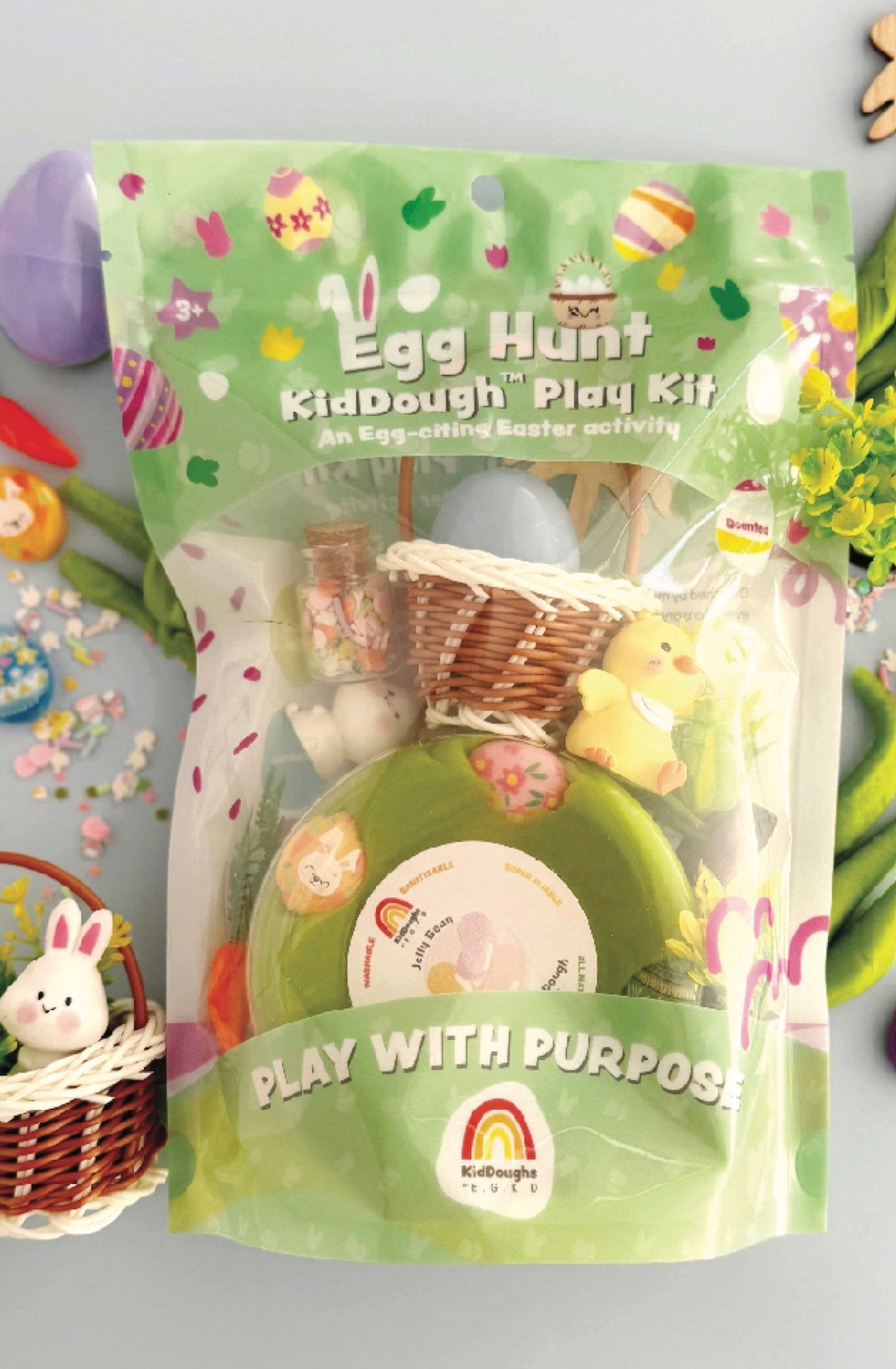 Egg Hunt KidDough Play Kit - Foxy’s