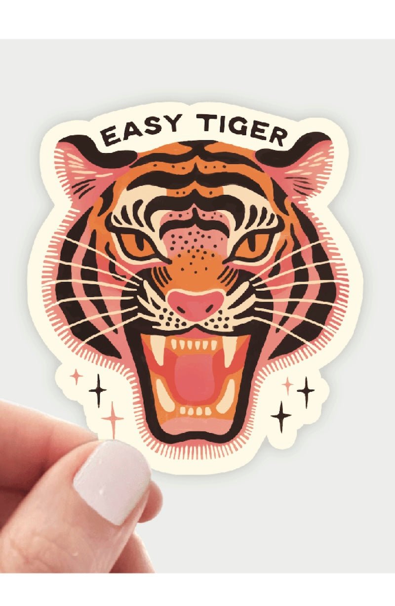 Easy Tiger Sticker - Foxy’s