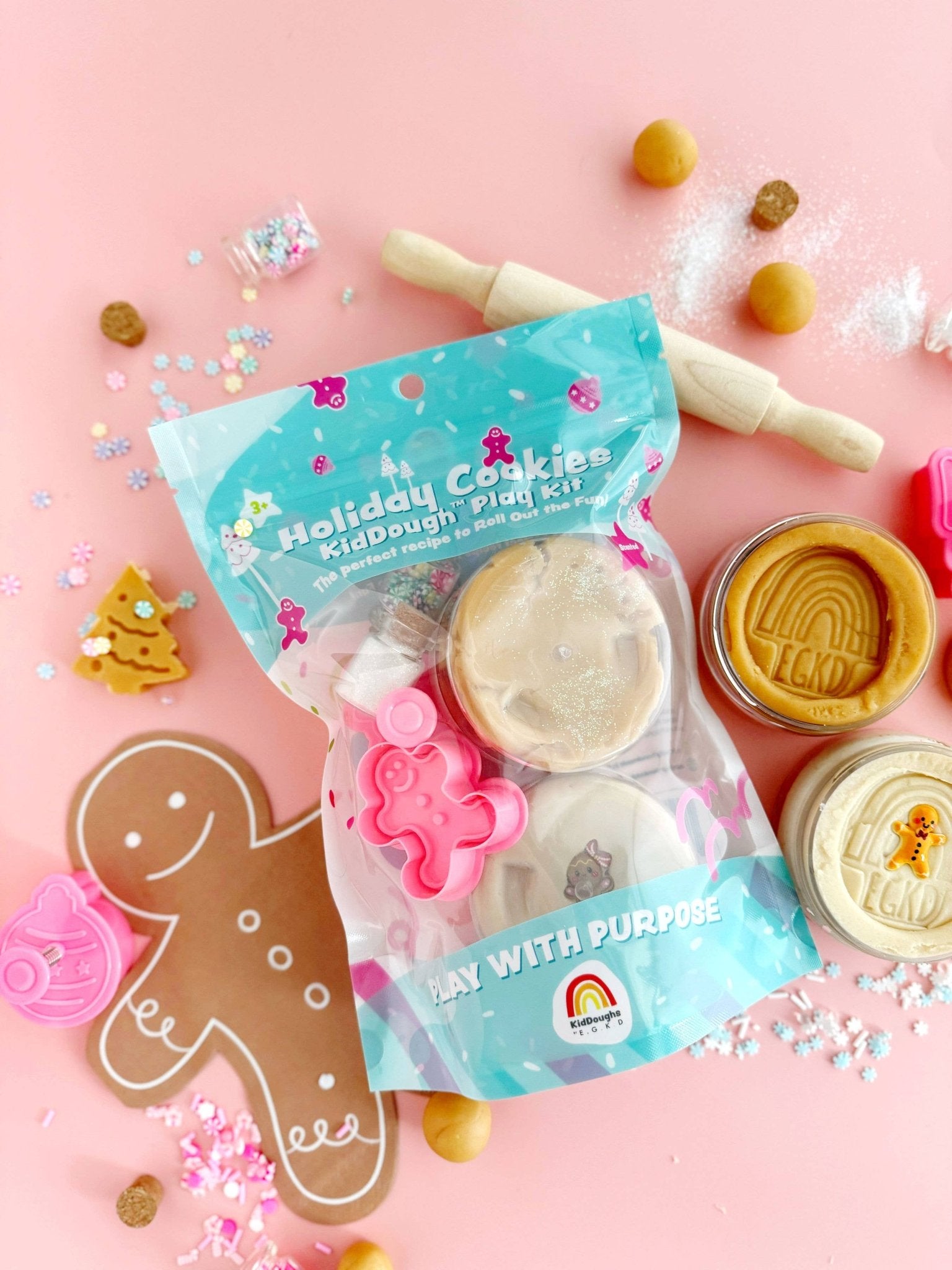 Holiday Cookies KidDough Play Kit - Foxy’s
