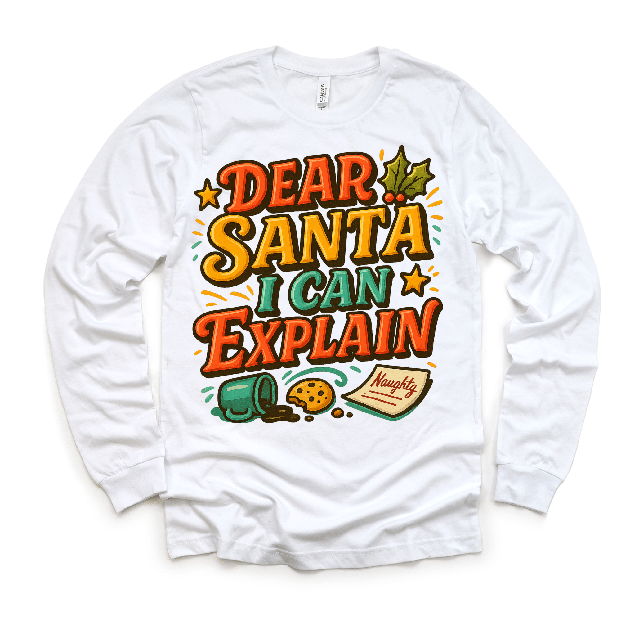 Dear Santa I Can Explain Christmas Shirt - Christmas Tee - Foxy’s