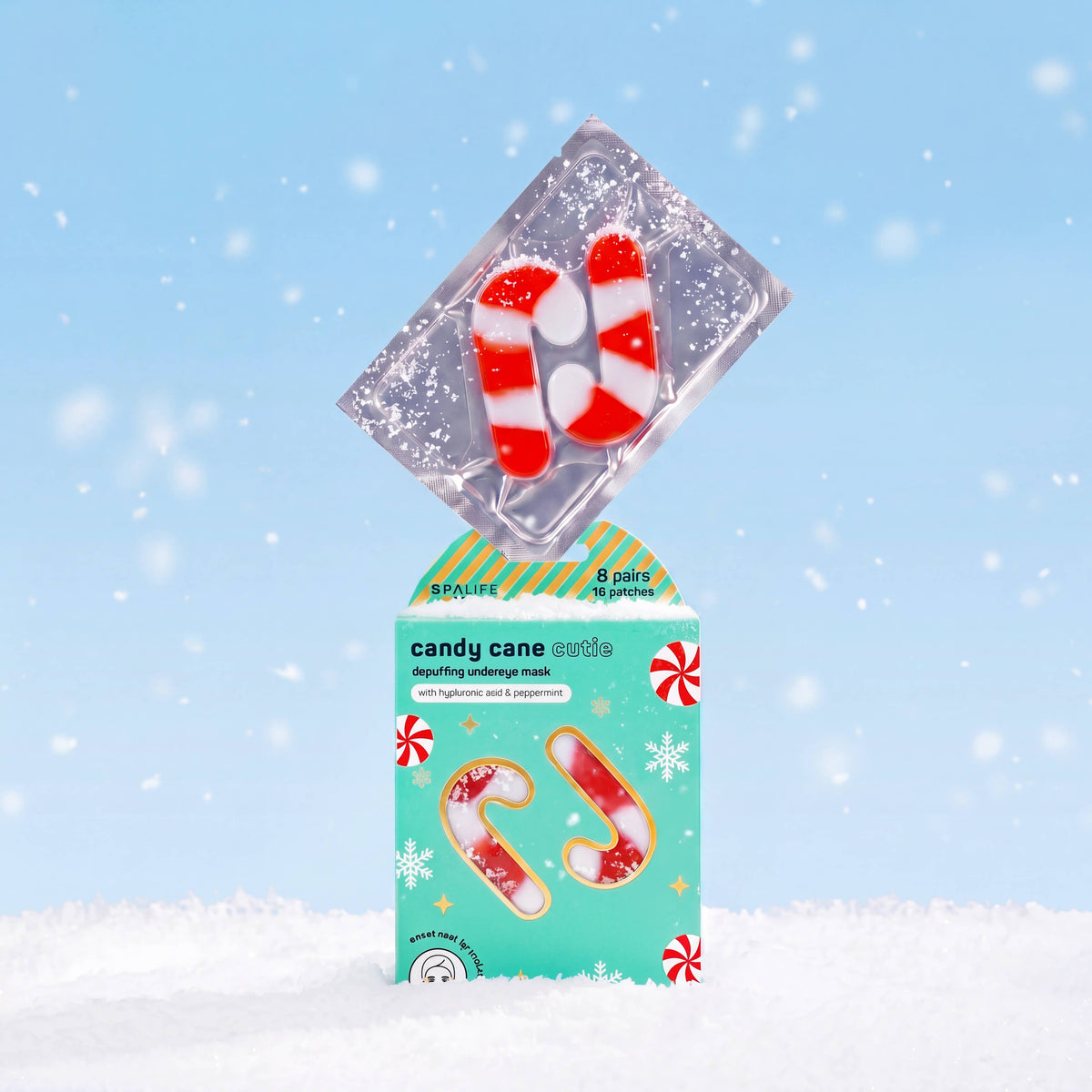 Christmas Holiday Candy Cane Cutie Undereye Patches | 8 Pk - Foxy’s