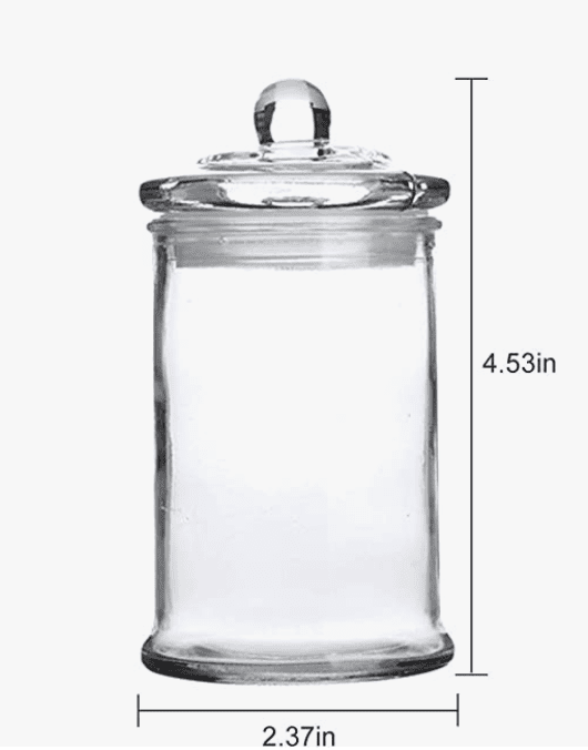 Old Fashioned Apothecary Sour Gummy Bear Nostalgic candy jar - Foxy’s