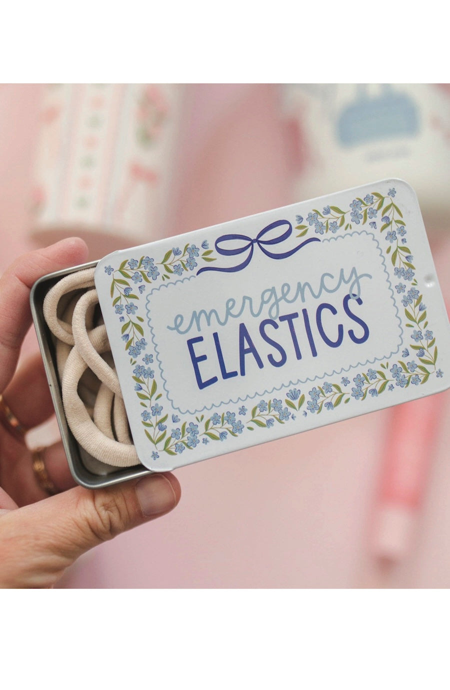 emergency elastics tin