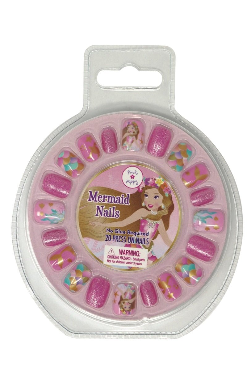 Enchanted Mermaid Press On Nails for Girls | Foxy's - Easy Application! - Foxy’s