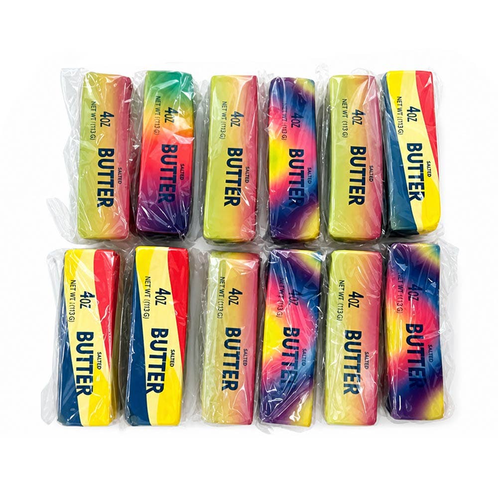 Rainbow Butter Bar Stress Relief Toy - Foxy’s