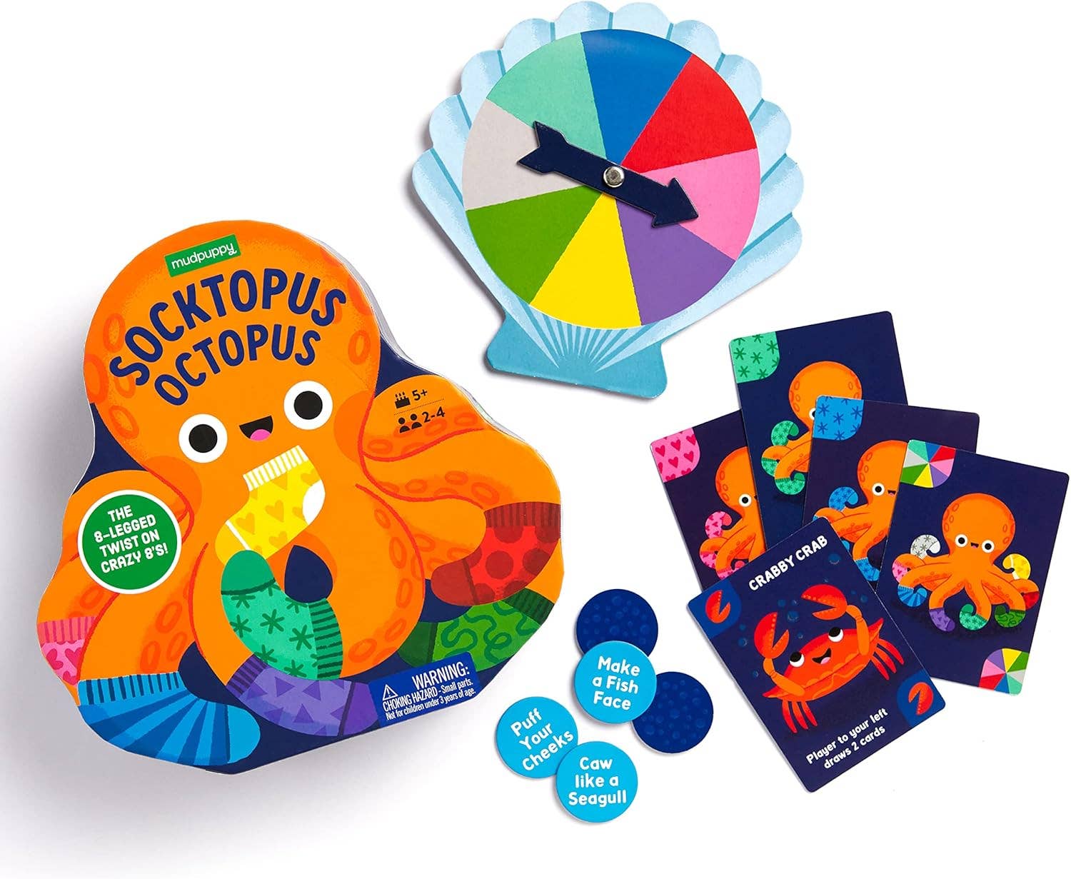 Socktopus Octopus Shaped Box Game - Foxy’s