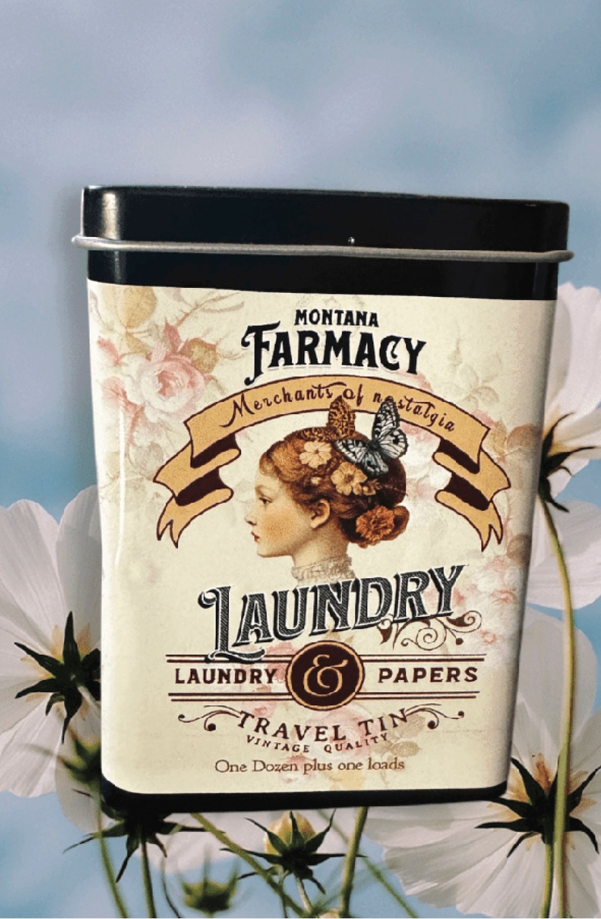 Vintage Mercantile Travel Tin of Laundry Soap Papers Antique - Foxy’s