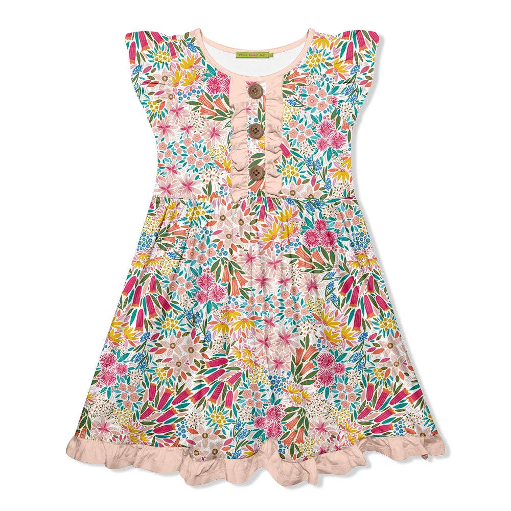 girls chldrens floral dress
