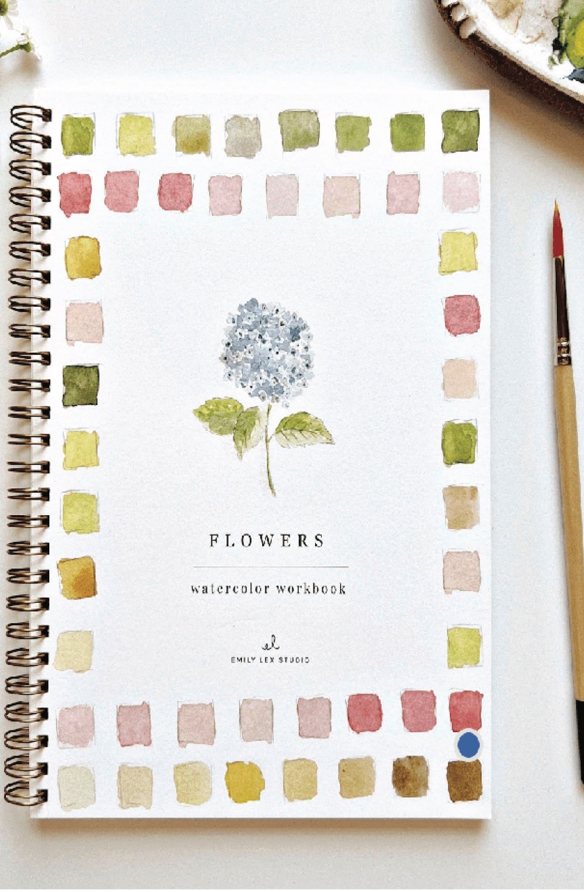 Flowers watercolor workbook - Foxy’s