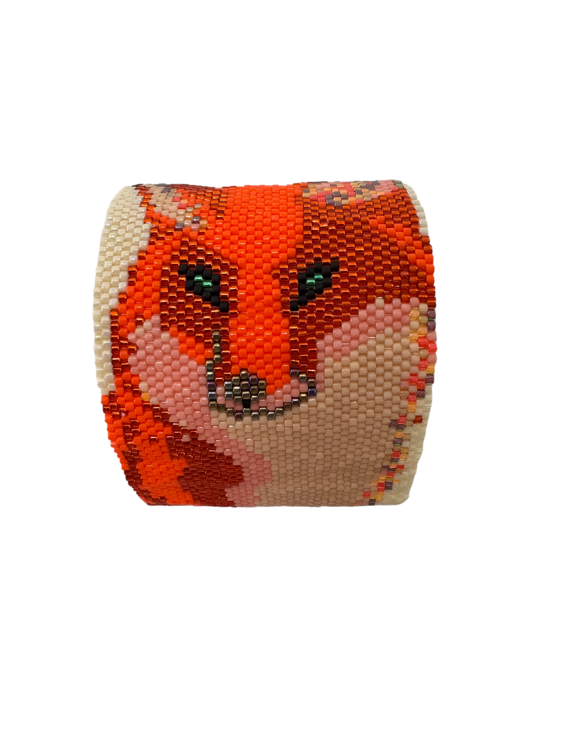 peyote stitch fox bracelet