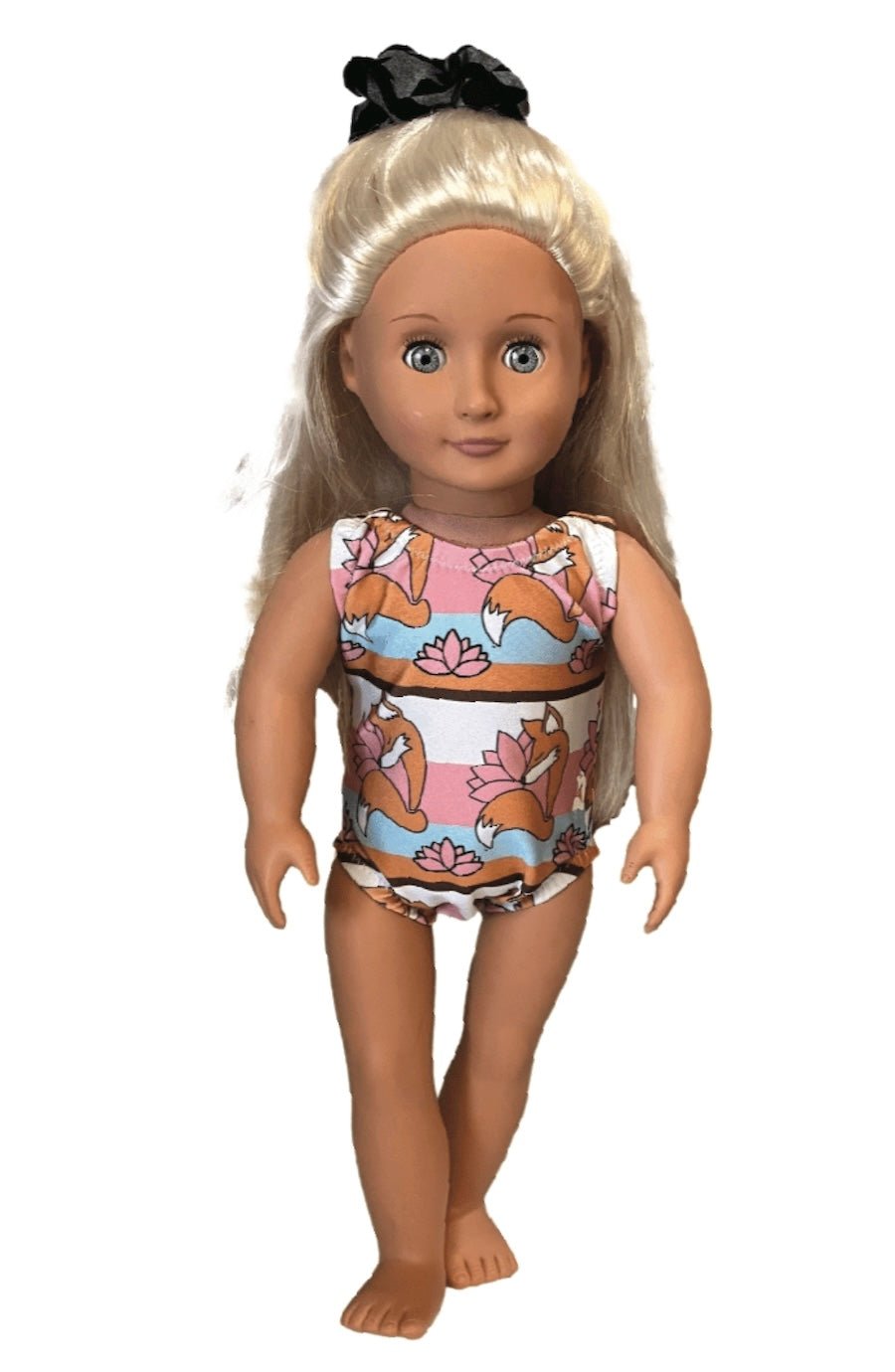 Foxy's Logo Doll Leotard - Fits American Girl Dolls - Gymnastics & Dance - Foxy’s