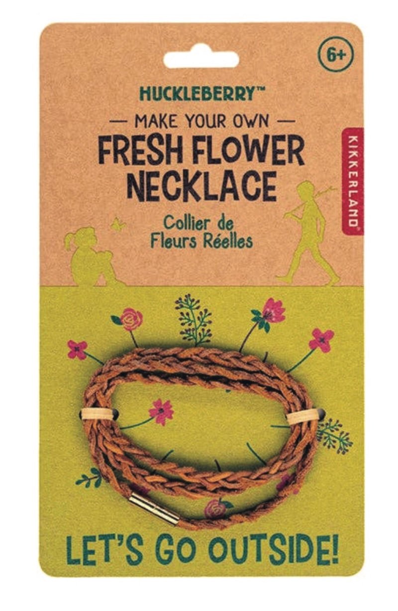 Huckleberry Fresh Flower Necklace Kit - Nature - Inspired Jewelry Making Fun! - Foxy’s