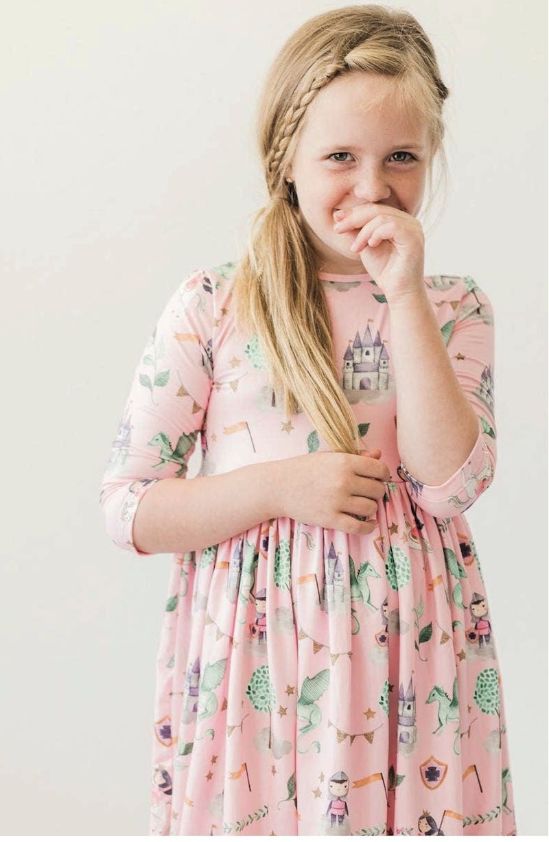 Girls' 'Once Upon a Time' Twirl Dress - Size 4 - Magical Pocket Fun! - Foxy’s