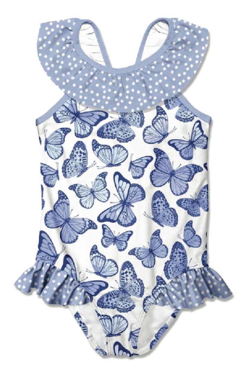 Toddler Girls Butterfly Swimsuit - Size 4T - Foxy's Leotards - Foxy’s