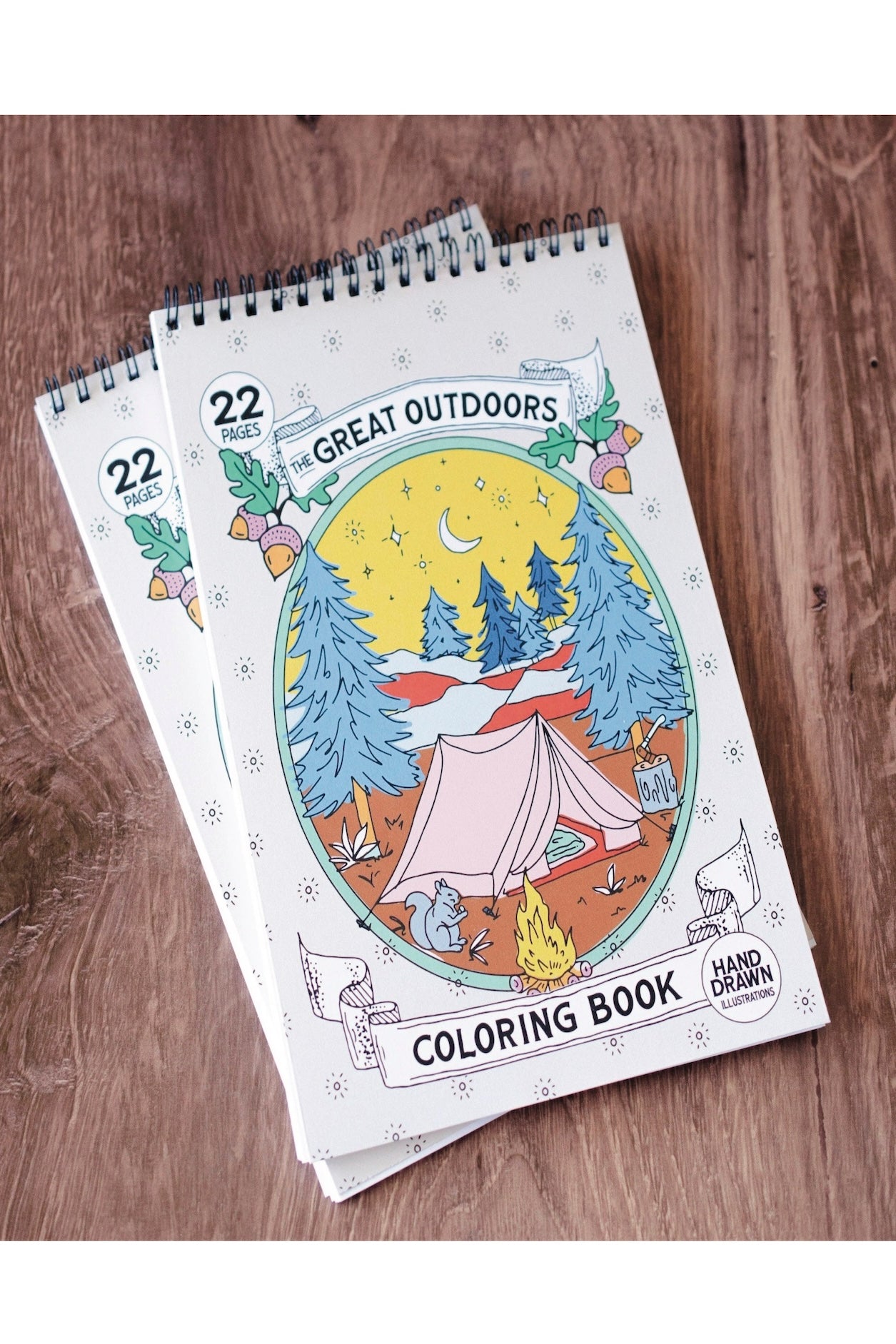 Outdoor Adventure Premium Coloring Book - Foxy’s
