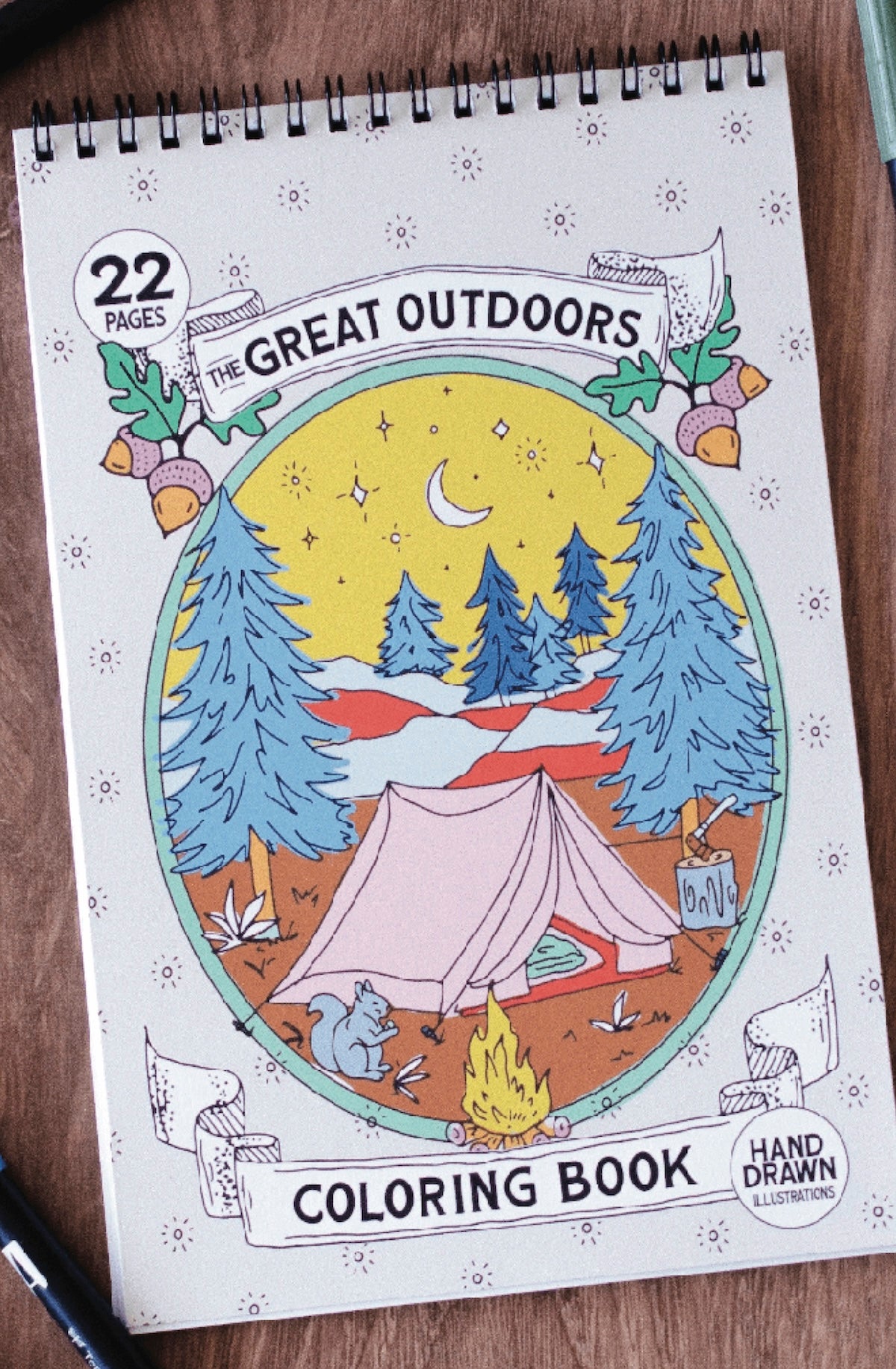 Outdoor Adventure Premium Coloring Book - Foxy’s
