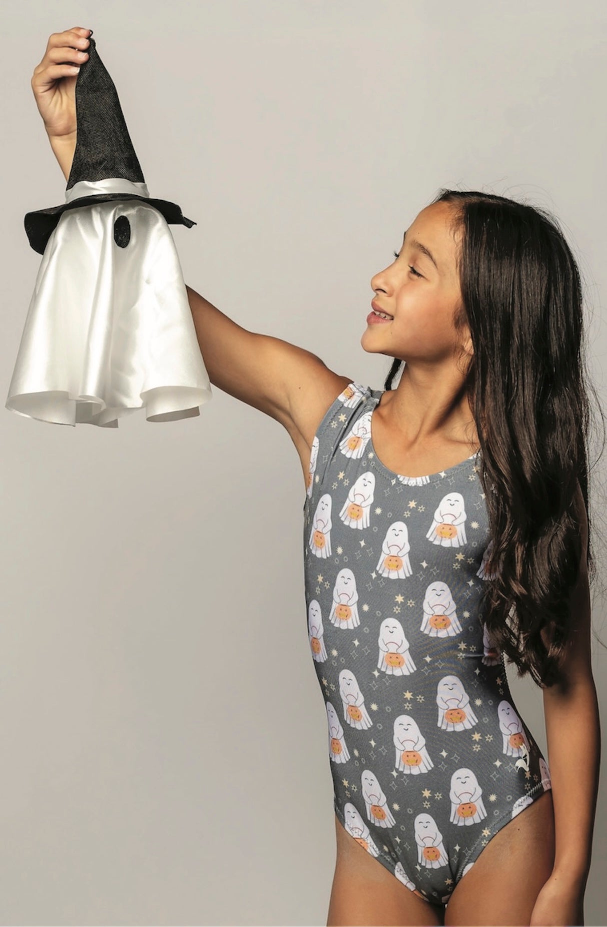Trick - Or - Treat Ghost Halloween Leotard - Limited Edition Spooky Style - Foxy’s