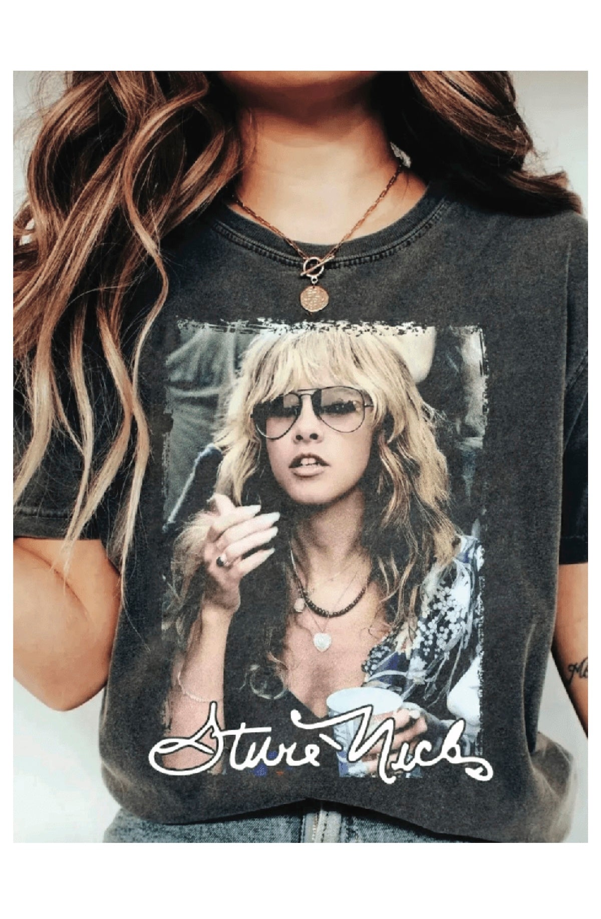 Stevie Nicks Fleetwood Mac Band 90s Short Sleeve Unisex - Foxy’s