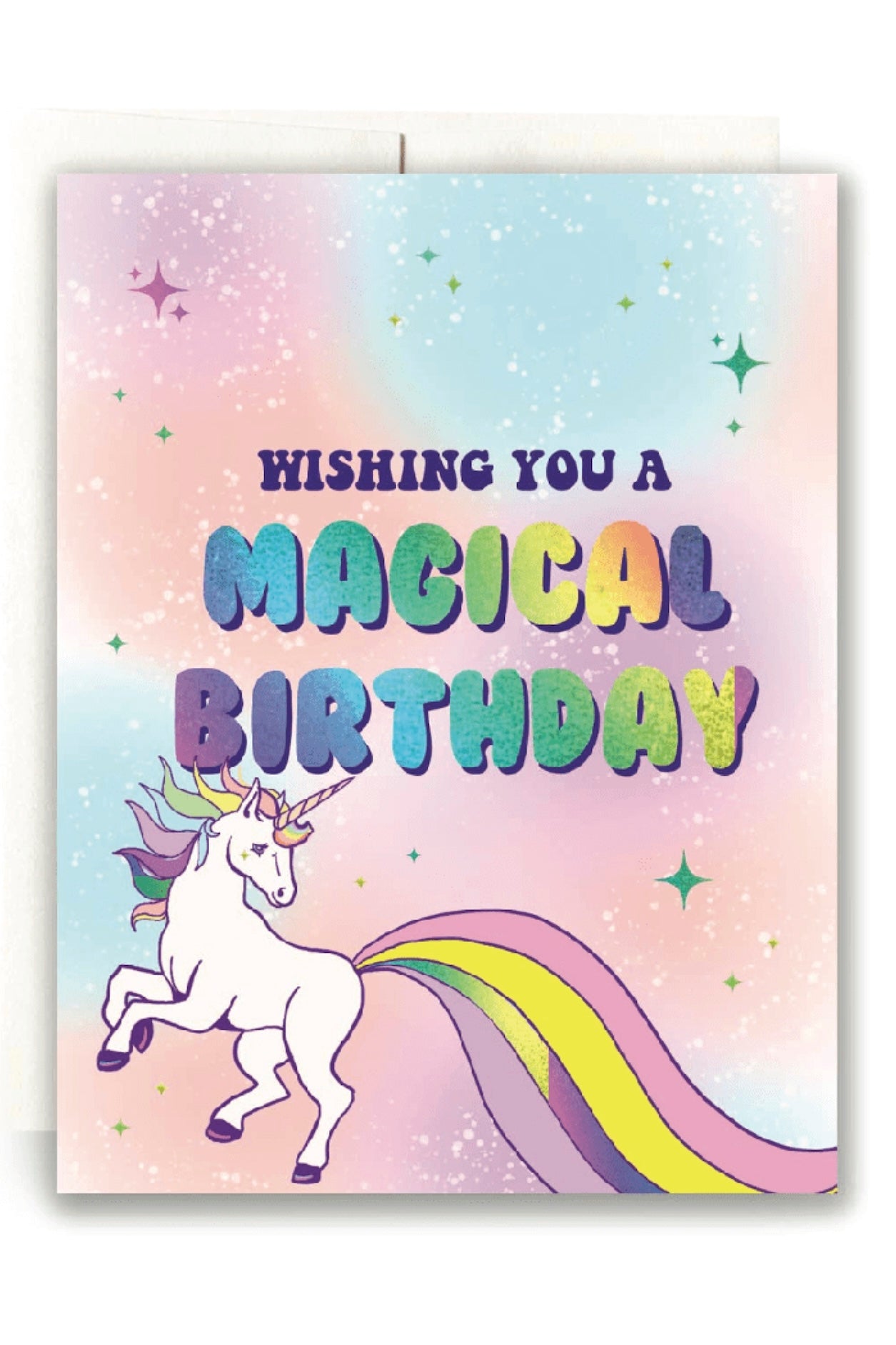 Unicorn Birthday Greeting Card - Foxy’s
