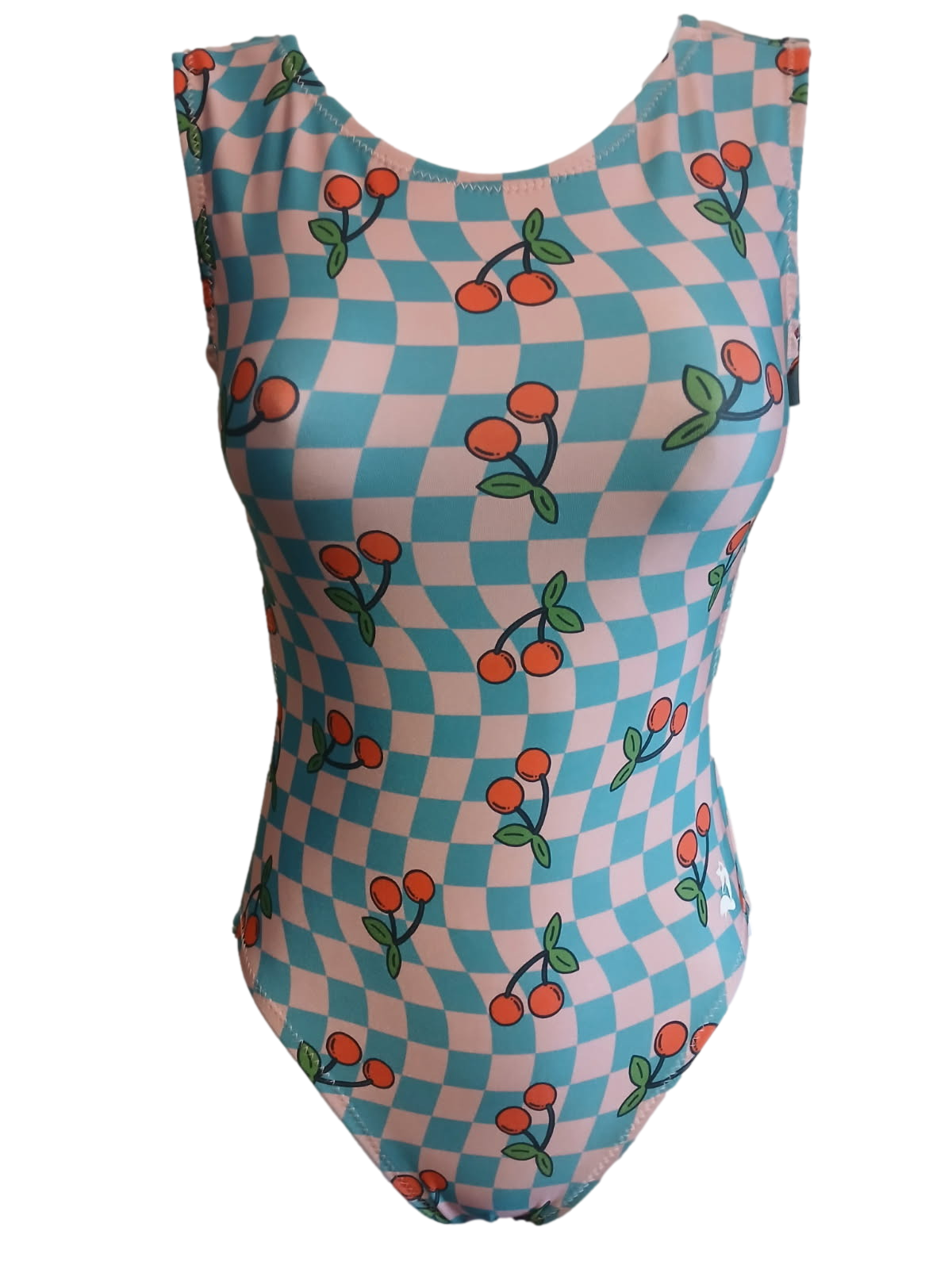 Cherry Bomb Checker Leotard