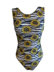 Sunflower Grunge Leotard