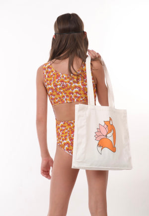 tote bag with fox
