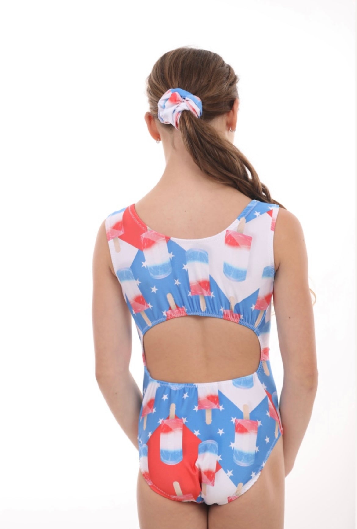 red white and blue american popscicle leo