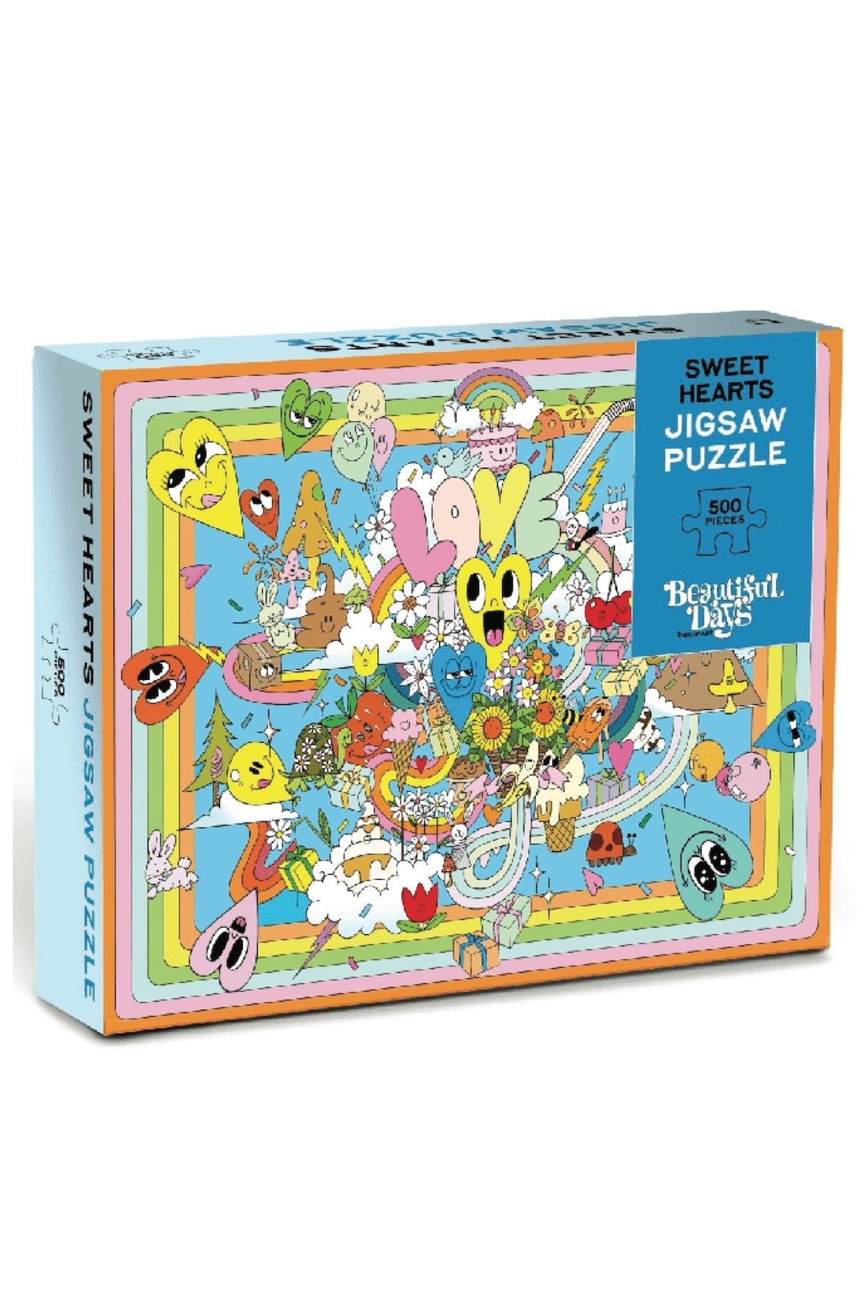 Sweet Hearts 500 - Piece Jigsaw Puzzle by - Foxy’s