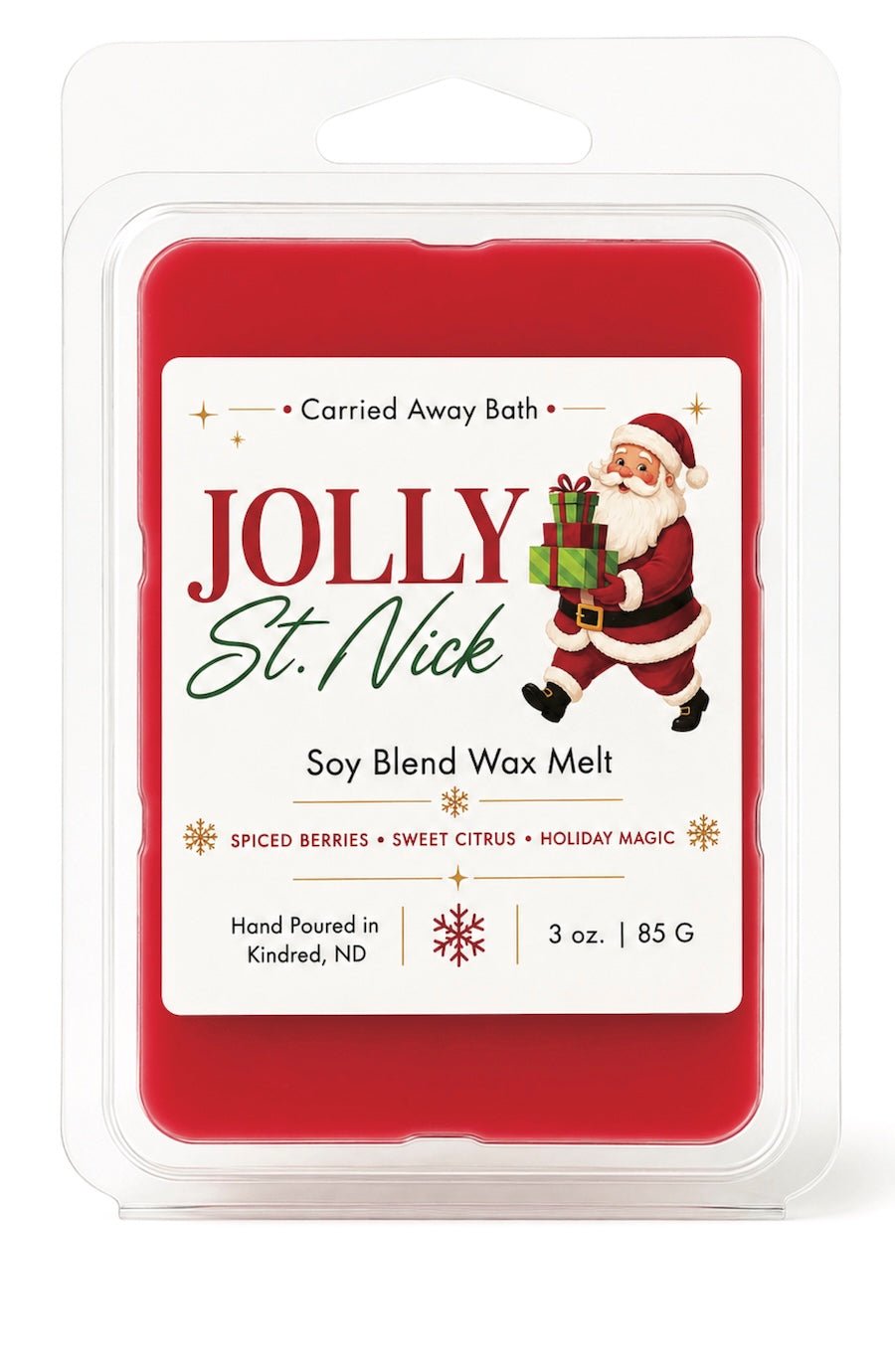 Jolly St. Nick Christmas Wax Melt - Foxy’s