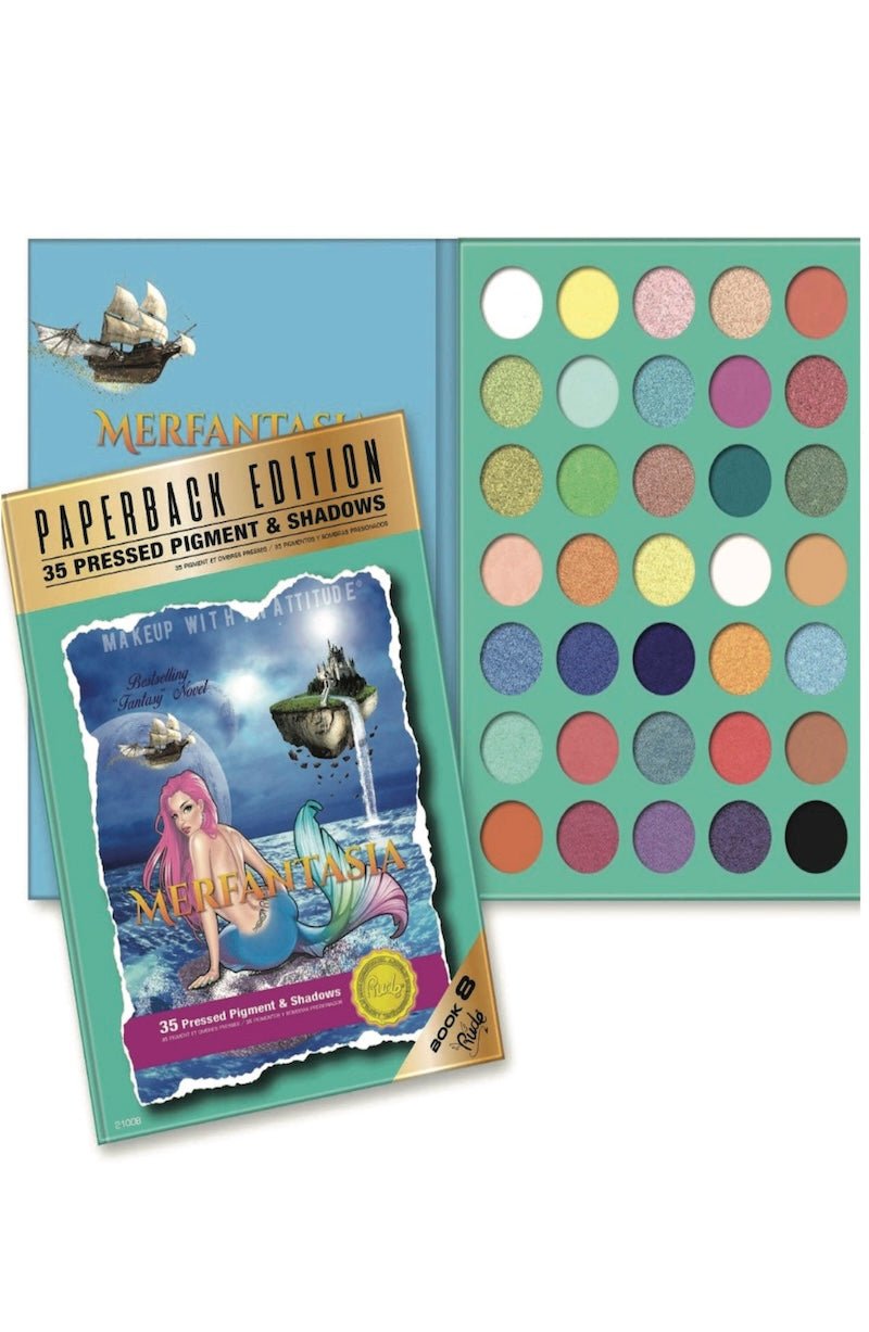 Merfantasia Vegan Eyeshadow Palette: 35 Mermaid Colors! ✨ - Foxy’s