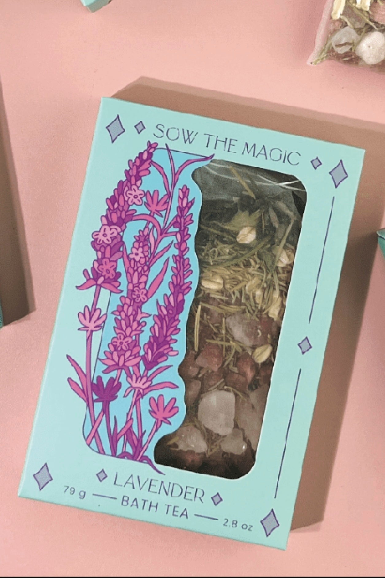 Lavender Lovers Tarot Botanical Bath Tea Box - Foxy’s