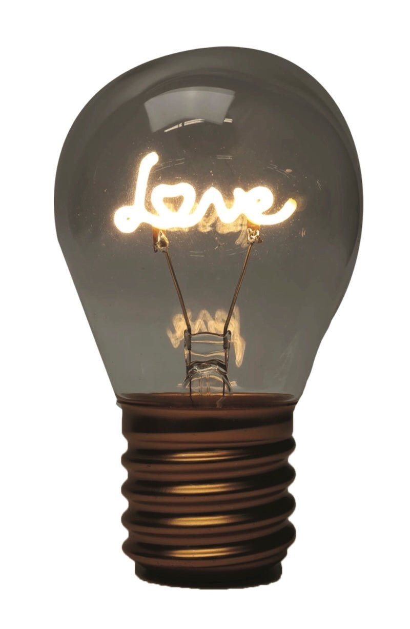 Love Neon LED Light Bulb - Fun Home Decor Portable Lamp| Foxy's - Foxy’s
