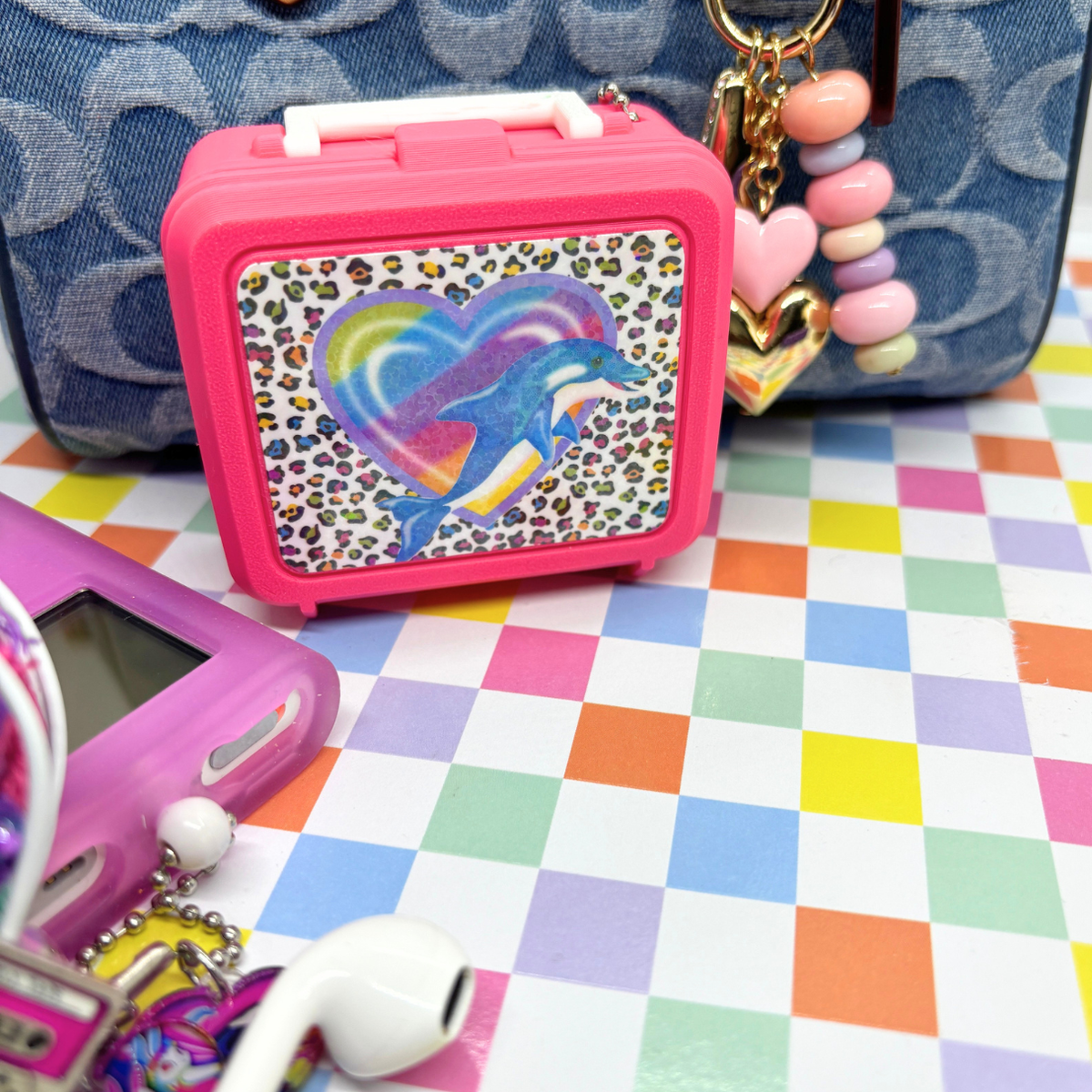 90's Empty Lunch Trinket-Box|Bag Charm(s) | 3D Printed - Foxy’s