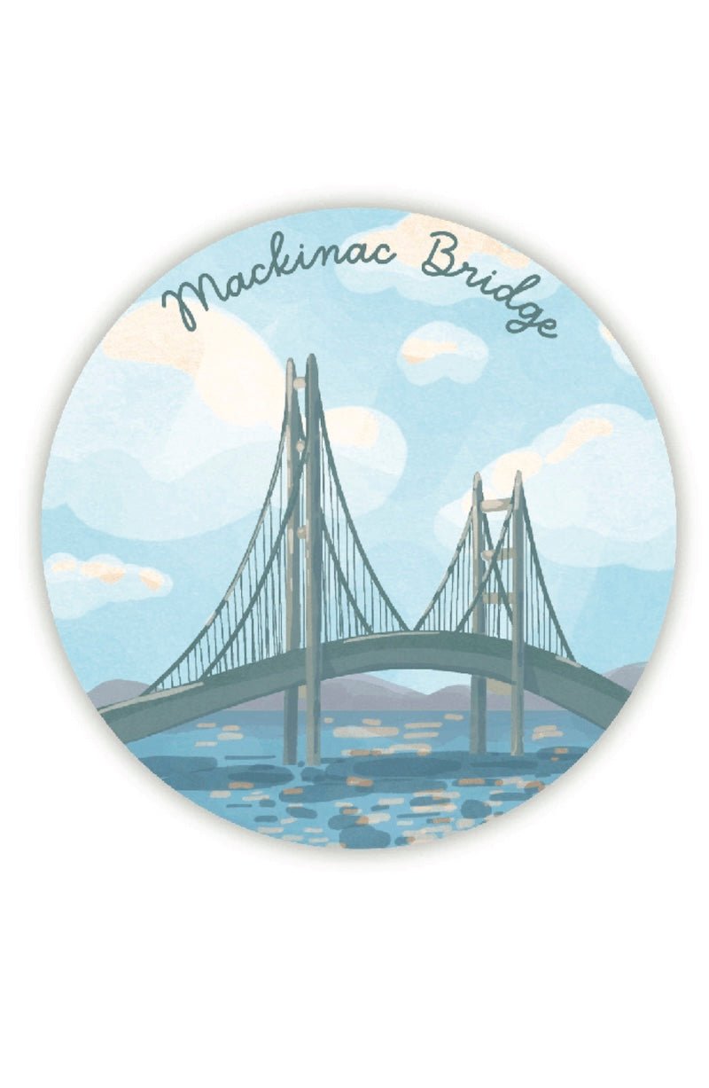 Mackinac Bridge Michigan Sticker - Show Your U.P. Pride! - Foxy’s