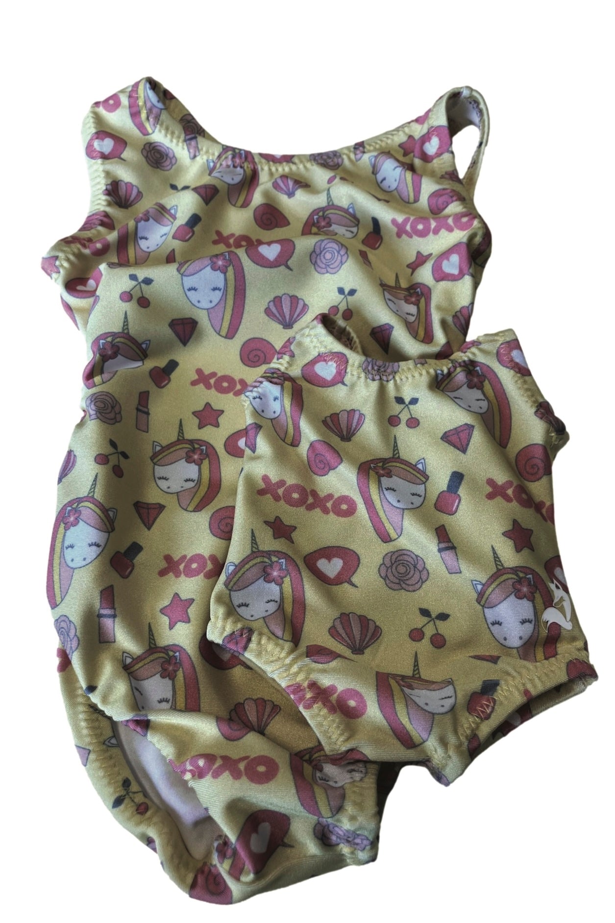 Spa Day Toddler Leotard & Doll Set - Foxy's Gymnastics Leotards - Foxy’s
